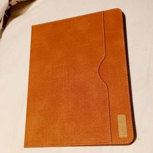 iPad Air 4th Generation 10.9 Inch Case - Pencil Holder PU Leather - Caramel
